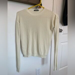 Brandy Melville Cream Sweater